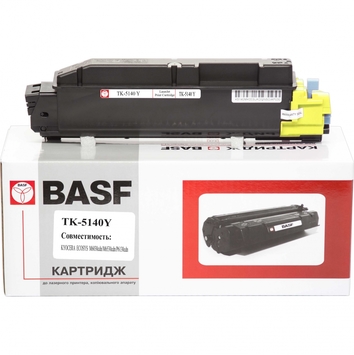 Тонер-картридж BASF для Kyoсera Mita ECOSYS M6030cdn / TK-5140 1T02NRANL0 Yellow (BASF-KT-TK5140Y) - Фото №1