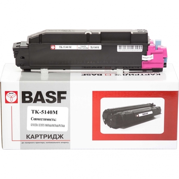 Тонер-картридж BASF для Kyoсera Mita ECOSYS M6030cdn/TK-5140 1T02NRBNL0 Magenta (BASF-KT-TK5140M) - Фото №1