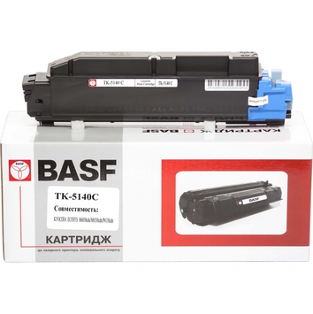 Тонер-картридж BASF для Kyoсera Mita ECOSYS M6030cdn / TK-5140 1T02NRCNL0 Cyan (BASF-KT-TK5140C) - Фото №1