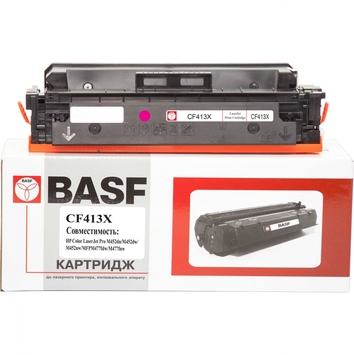 Картридж тонер BASF для HP LJ Pro M452dn / M452nw / M477fdn CF413X Magenta (BASF-KT-CF413X) - Фото №1