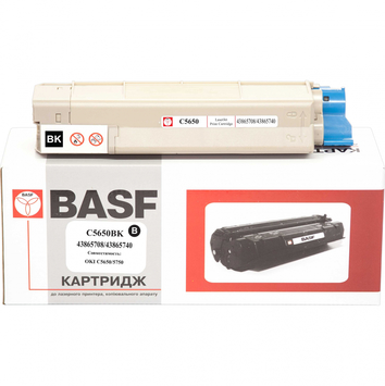 Тонер-картридж BASF для OKI C5650 / 5750 43865740/43865740 Black (BASF-KT-C5650K) - Фото №1