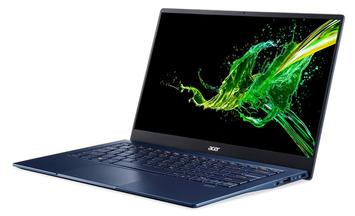 Ноутбук Acer Swift 5 SF5104-54T 14FHD IPS Touch/Intel i7-1065G7/8/256F/int/Lin/Blue (NX.HHUEU.008) - Фото №1