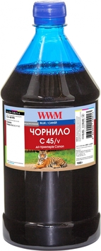 Чернила WWM для Canon CLI-481PB 1000г Blue Водорастворимые (C45/V-4) - Фото №1