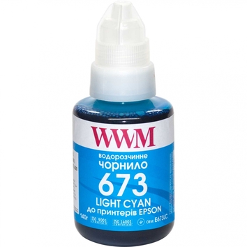 Чернила WWM 673 для Epson L800 140г Cyan (E673C) - Фото №1