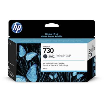 Картридж HP No.730 DesignJet T1600/T1700/T2600 Matte Black 130 (P2V65A)m - Фото №1