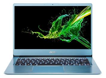 Ноутбук Acer Swift 3 SF314-41 14FHD IPS/AMD R5 3500U/8/256F/int/Lin/Blue (NX.HFEEU.018) - Фото №1
