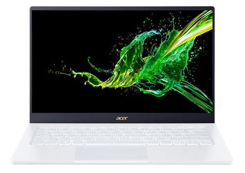 Ноутбук Acer Swift 5 SF514-54T 14FHD IPS Touch/Intel i7-1065G7/8/512F/int/Lin/White (NX.HLGEU.008) - Фото №1