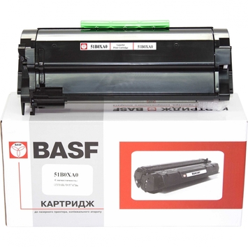 Тонер-картридж BASF для Lexmark MS517/617dne 51B0XA0 Black (BASF-KT-51B0XA0) - Фото №1