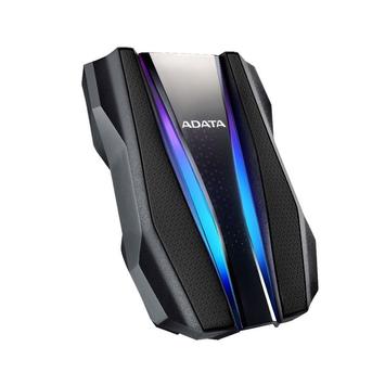 Жорсткий диск ADATA 2.5&quot; USB 3.2 2TB HD770G захист IP68 RGB Black - Фото №1