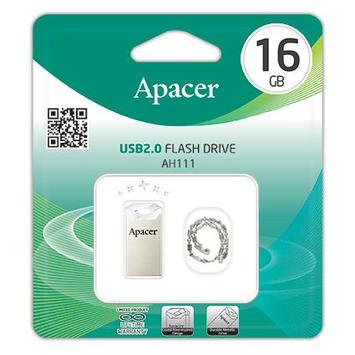 Накопичувач Apacer 16GB USB 2 AH111 Crystal - Фото №1