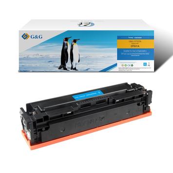 Картридж G&amp;G для HP 205A CLJ M180/M181 CF531A Cyan (900 стр.) - Фото №1
