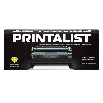 Картридж тонерний PRINTALIST для HP CLJ CP2025/CM2320 CC532A Yellow (HP-CC532A-PL) - Фото №1