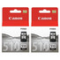 Комплект струйных картриджей Canon для Pixma MP230/MP250/MP270 PG-510 x 2 Black (Set510BB) - Фото №1