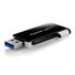 Накопичувач Apacer 128GB USB 3.1 AH350 Black - Фото №1