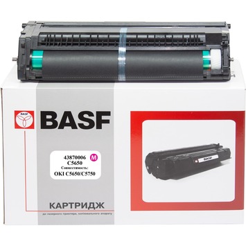 Копи картридж BASF для OKI C5650/C5750 43870006 Magenta (BASF-DR-C5650-43870006) - Фото №1