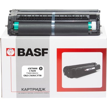 Копи картридж BASF для OKI C5650/C5750 43870008 Black (BASF-DR-C5650-43870008) - Фото №1