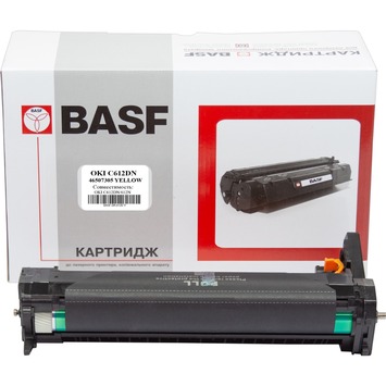 Копи картридж BASF для OKI C612DN/612N 46507305 Yellow (BASF-DR-612DY) - Фото №1