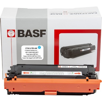 Картридж тон. BASF для HP LJ M552 заміна CF361A/508A/Canon 040 Cyan (BASF-KT-CF361A-U) - Фото №1