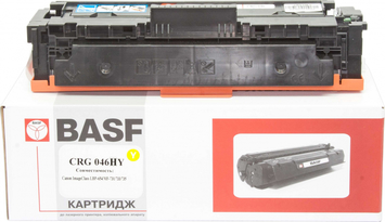 Картридж тон. BASF для Canon 046H, LBP-650/MF-730 1251C002 Yellow (BASF-KT-CRG046YH) - Фото №1