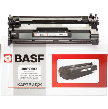 Картридж тон. BASF для Canon LBP-220/MF440 Canon 057 Black (BASF-KT-CRG057-WOC) без чіпа - Фото №1