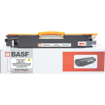 Картридж тон. BASF для HP CP1025/1025nw CE312A/CF352A, Canon CRG-729 Yellow (BASF-KT-CE312A-U) - Фото №1