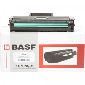 Картридж тон. BASF для HP LJ 107/135/137 W1106A Black (BASF-KT-W1106A) - Фото №1