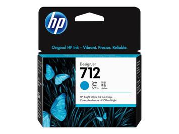 Картридж HP No.712 DesignJet Т230 / Т630 Cyan 29ml, 3ED67A - Фото №1