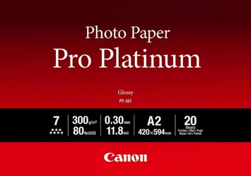 Папір Canon A2 Pro Platinum Photo Paper PT-101 A2 20 арк 2768B067 - Фото №1