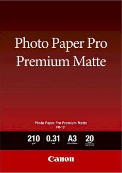 Canon A3 Photo Paper Premium Matte PM-101 20 арк 8657B006 - Фото №1