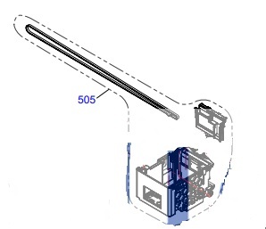 Узел каретки в сборе Epson ET-M2120/M2120/M2128/M2129 (CARRIAGE F2 ONCR ASSY.,CG96,EPPI,ASP), 1760934 - Фото №1