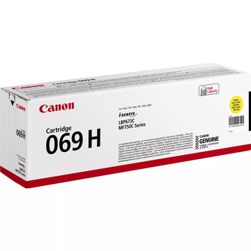 Картридж Canon 069H MF752Cdw/MF754Cdw/LBP673Cdw Yellow (5500 стр.) 5095C002 - Фото №1