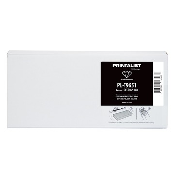 Картридж PRINTALIST Epson WorkForce Pro WF-M5799DWF/WF-M5299DW C13T965140 Black (PL-T9651) - Фото №1