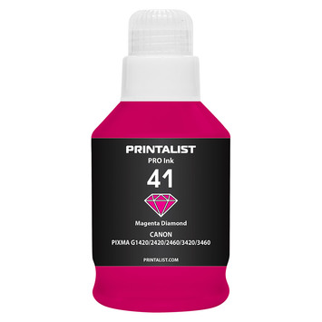 Чернило PRINTALIST GI-41 для Canon Pixma G2420/3420 190г Magenta водорастворимое (PL41M) - Фото №1