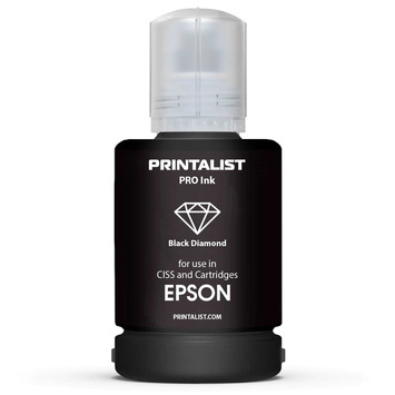 Чернило PRINTALIST для Epson 140г Black водорастворимое (PL-INK-EPSON-B) - Фото №1