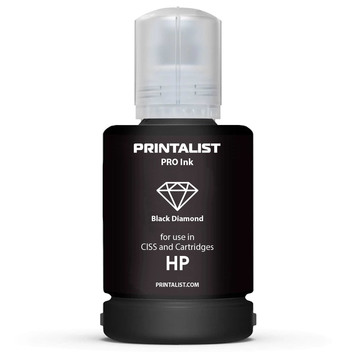 Чернило PRINTALIST для HP 140г Black водорастворимое (PL-INK-HP-B) - Фото №1