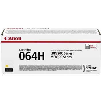 Картридж Canon 064H MF832Cdw/LBP722Cdw Yellow (10500 стор.) 4932C001 - Фото №1