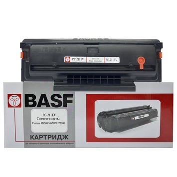 Картридж тон. BASF для Pantum M6500/M6500W, P2200 PC-211EV Black (1600 копий) (BASF-KT-PC211EV) - Фото №1