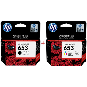 Комплект струйных картриджей HP DJ IA 6075/6475 HP 653 Black/Color (Set653) - Фото №1