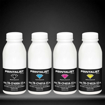 Набор тонеров PRINTALIST для HP CLJ Pro M252/M452, Canon 045 Black 60г/Color 50г (TR-M252-SET-PL) - Фото №1