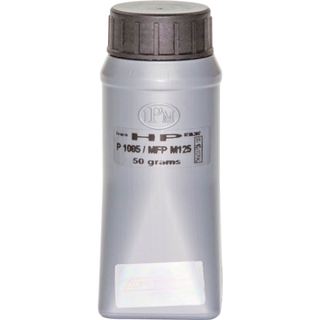 Тонер IPM для HP LJ P1005/1006/1505 бутыль 50г Black (TSH87) original bottle - Фото №1