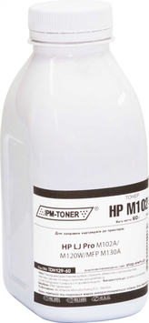 Тонер IPM для HP LJ Pro M102A/102W/130A пляшка 60г Black (TDH129-60) - Фото №1