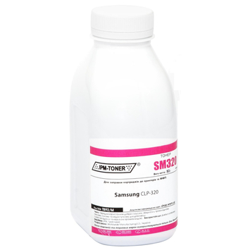 Тонер IPM для Samsung CLP-300/600 бутыль 50г Magenta (TB92M-3) - Фото №1