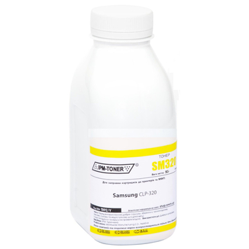 Тонер IPM для Samsung CLP-300/600 бутыль 50г Yellow (TB92Y-3) - Фото №1