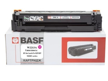 Картридж тон. BASF для HP CLJ M255, MFP M282/M283 W2213A Magenta (1250 в.) (BASF-KT-W2213A) - Фото №1