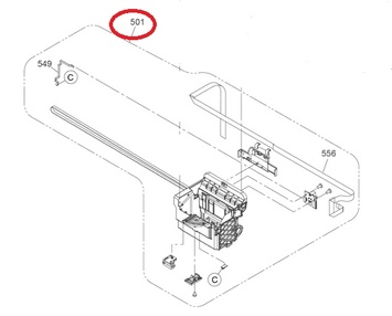 Каретка у зборі Epson L1800 ,1685335 | 1625529 | 1752337 - Фото №1