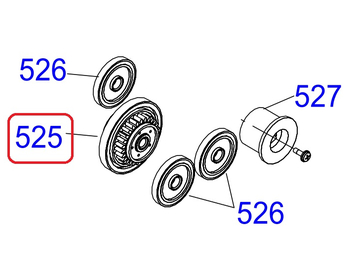 Муфта двойного доностороннего сцепления в сборе (DUAL ONE WAY CLUTCH ASSY) EPSON - Фото №1