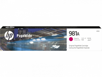 Картридж HP для PageWide Enterprise 586 HP 981A Magenta (J3M69A) - Фото №1