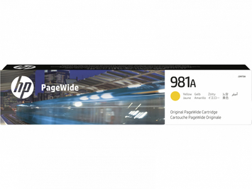 Картридж HP для PageWide Enterprise 586 HP 981A Yellow (J3M70A) - Фото №1