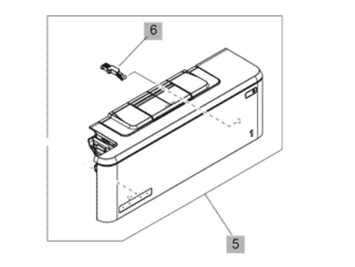 Крышка доступа к картриджу в сборе HP LJ Pro MFP M426/M427/M428/M429/M430, RM2-2567-000CN - Фото №1