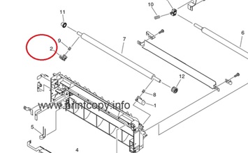 Підшипник вузла переносу Canon iR2016 / 2020 / iR2018 / 2022/2025/2030 / iR2320 / 2318/2420/2422 / MF7170i, FC6-4315 - Фото №1